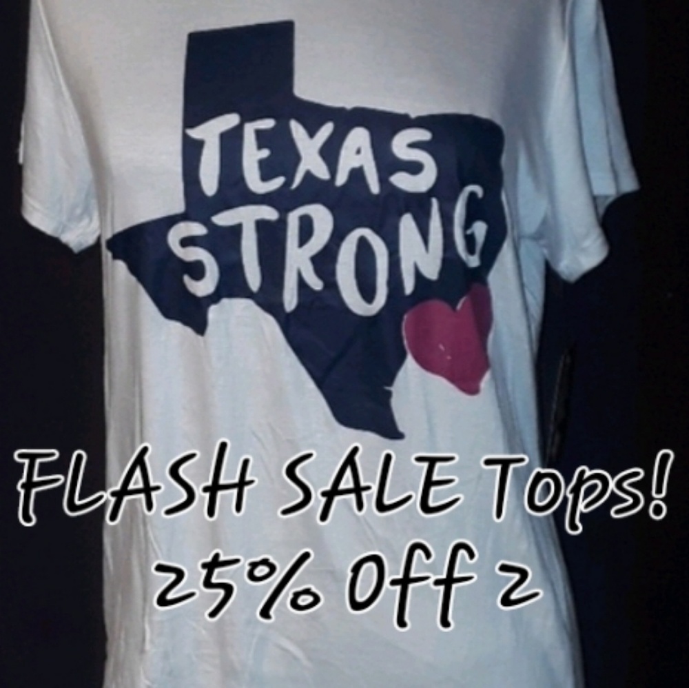 ** Popular Sports Texas Strong Hurricane Graphic T